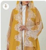 Saffron Lace Shawl